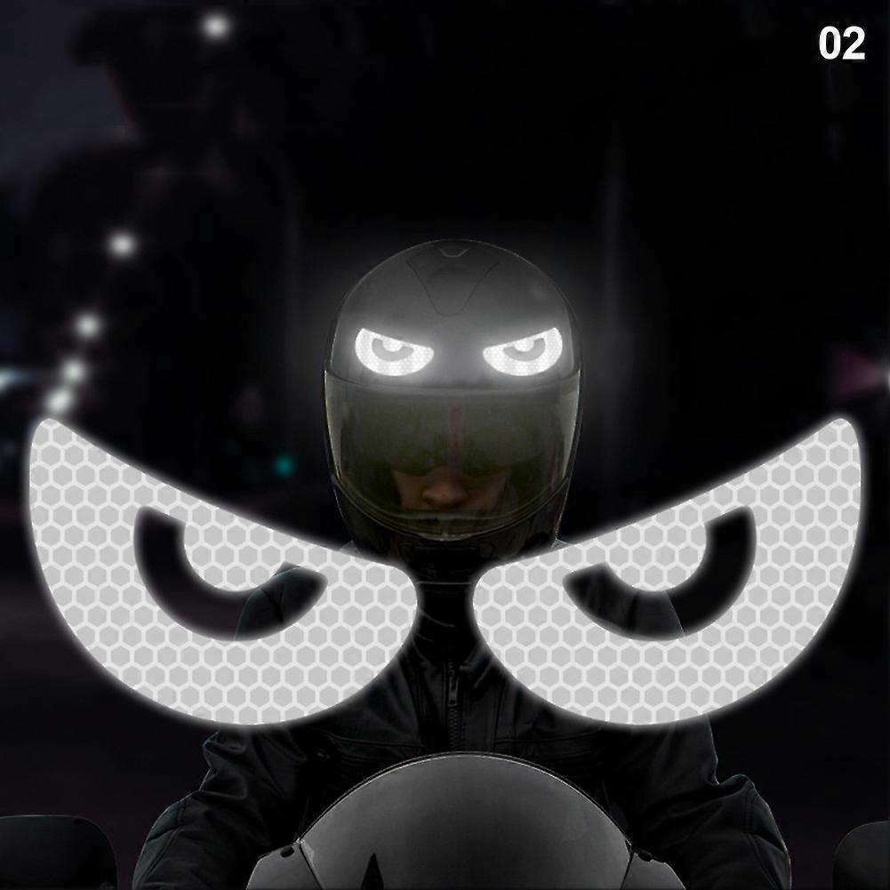 מחזיר אור קשת חץ כנפי מלאך קרן שטן מכונית מדבקת אופנוע אזהרה עמיד למים מדבקות קסדת אופנוע אוניברסלי