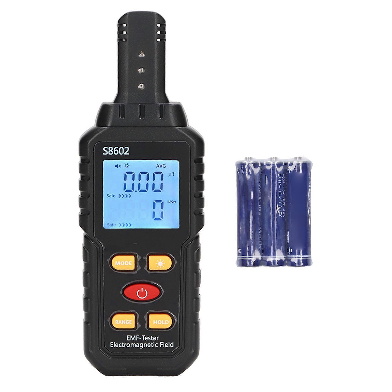 EMF Detector Electromagnetic Radiation Tester Magnetic Field Meter Digital Display