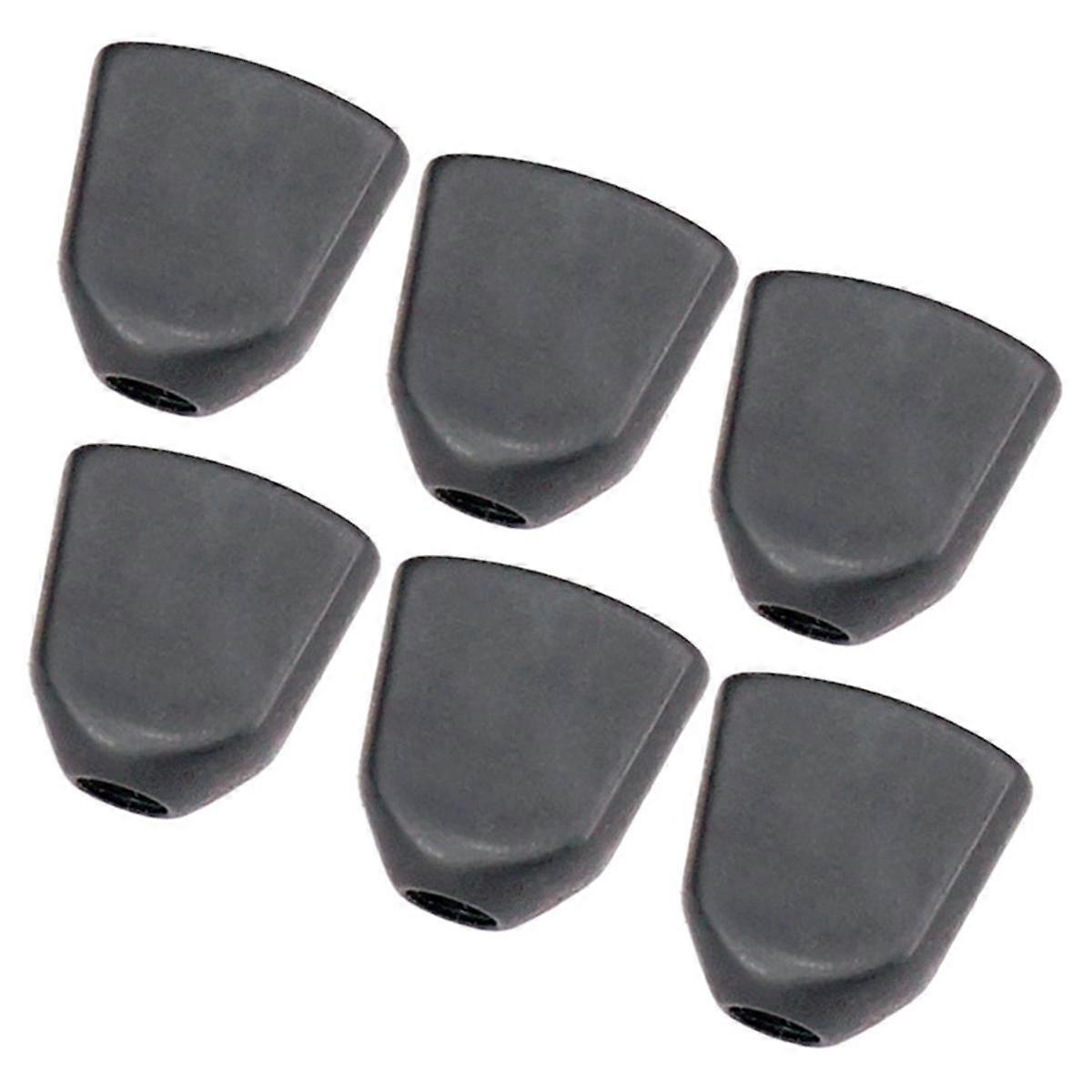 6PCS Tuning Peg Caps Polished Tuner Key with Screws Washer Parts for Acoustic and Electric Guitars,Tuner Cap C