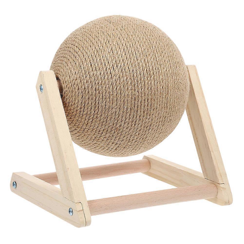 Cat Scratcher Toy Funny Cat Scratching Ball Toy Sisal Scratching Globe Toy Cat Plaything
