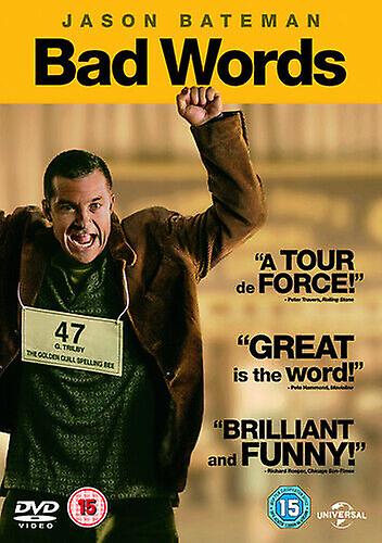 Bad Words DVD (2015) Jason Bateman cert 15 - Region 2