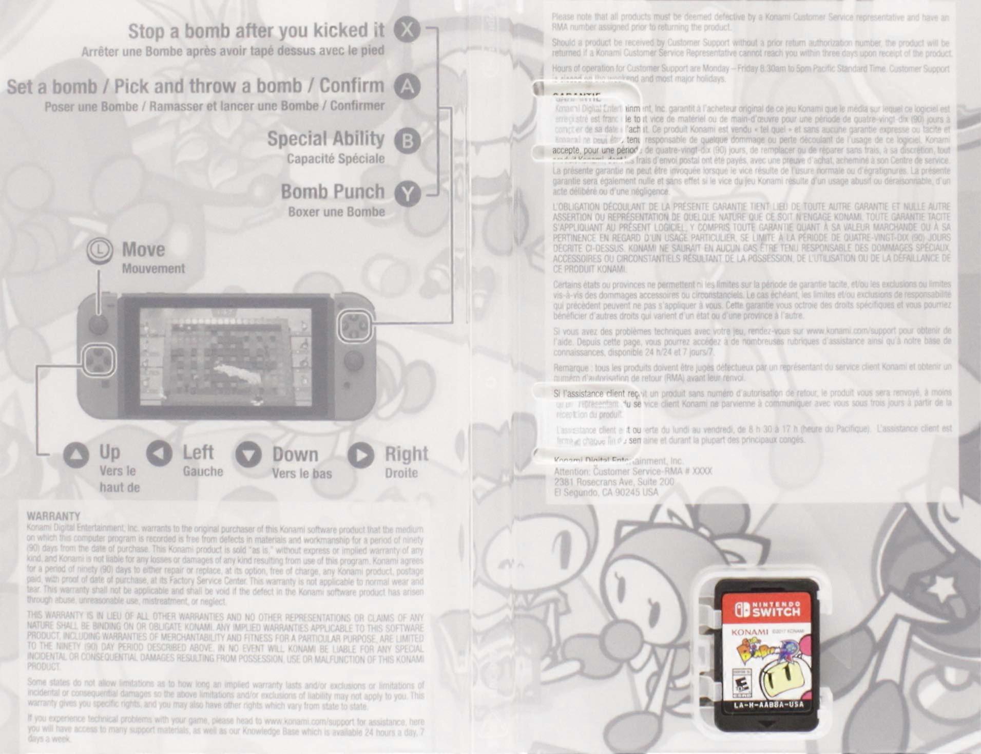 Super Bomberman R for Nintendo Switch - PAL - New & Sealed