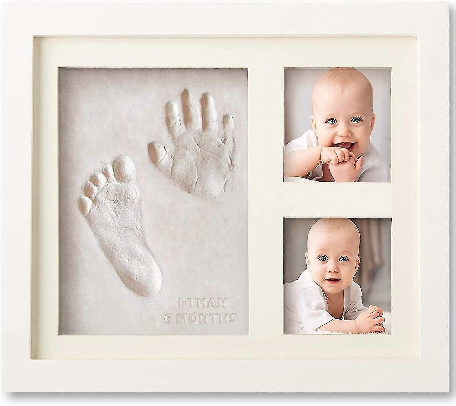Vauvan kädenjälki ja jalanjäljen tekijät Kit Keepsake vastasyntyneille pojille & tytöille