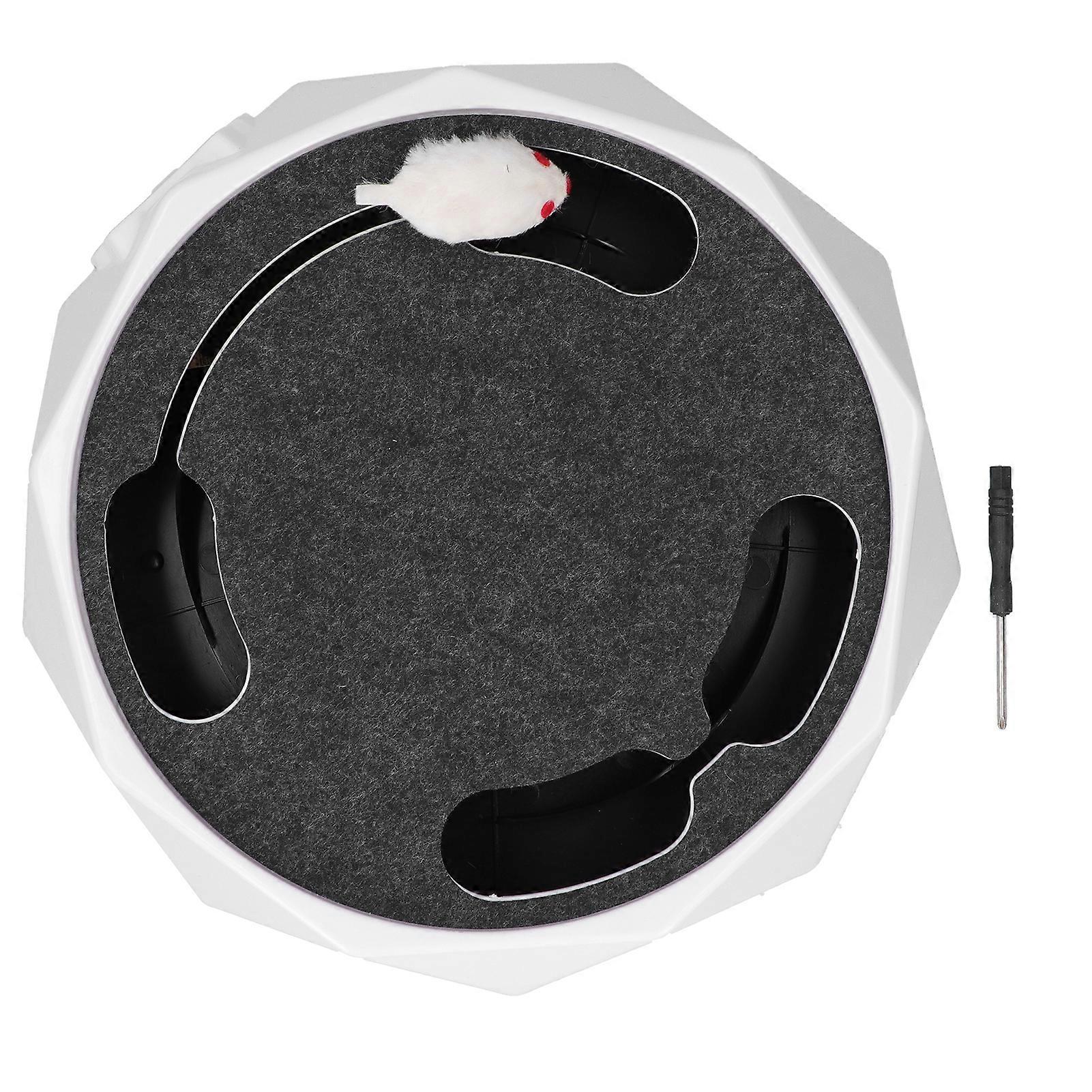 Interactive Cat Toy Teaser Cat Electric Catch Mouse Mice Turntable Cat Interactive Toy