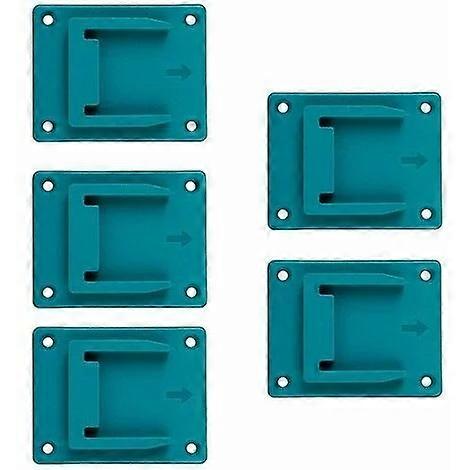 Power Tool Fixing Bracket - Five Packs (One Set) Blue