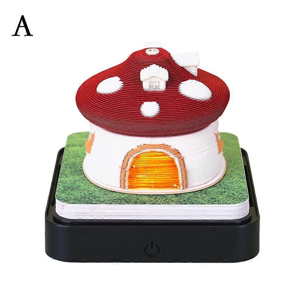 3D Note Paper 2025 Calendar Decoration Year of The Snake Calendar