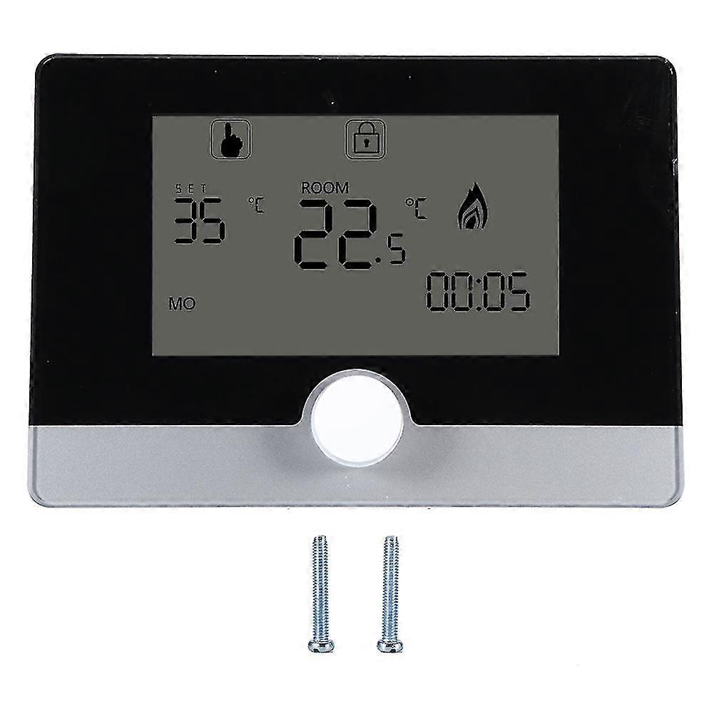 White Programmable Thermostat Temperature Controller for Wall Hung Boiler Heating System