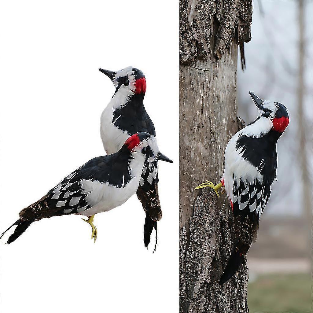 2024 2 قطعة واقعية نقار الخشب حديقة نقار الخشب ديكور