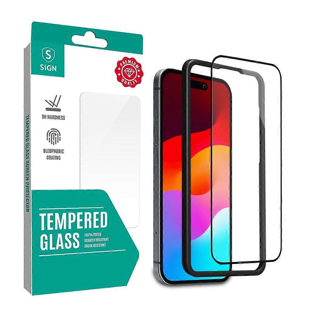 Full Cover Tempered Glass Screen Protector for iPhone 16 Pro Max with Mounting Bracket