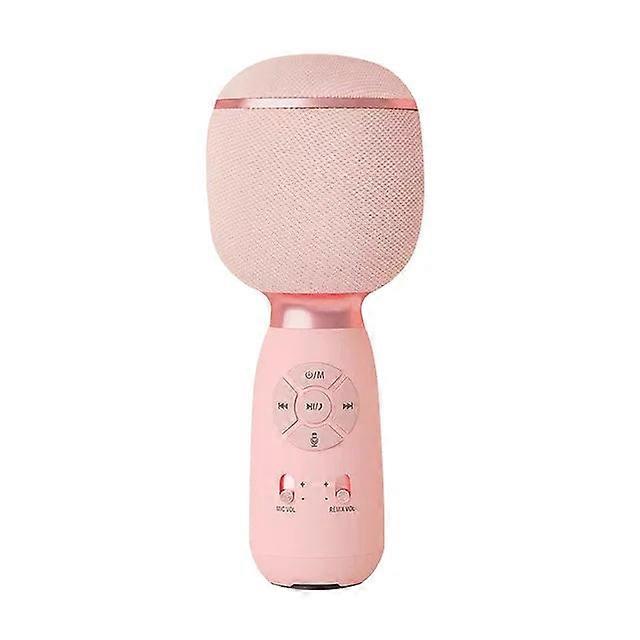 6 Sound Effects Wireless Karaoke Microphone Type-c Rechargeable Bluetooth-compatible 5.0 For Adults Children