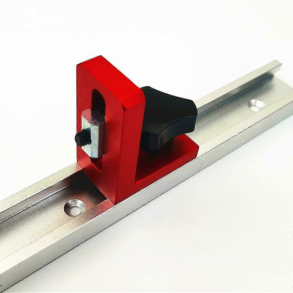 Maxbell T型槽斜切轨道停止槽止动器,适用于30手动木工DIY工具