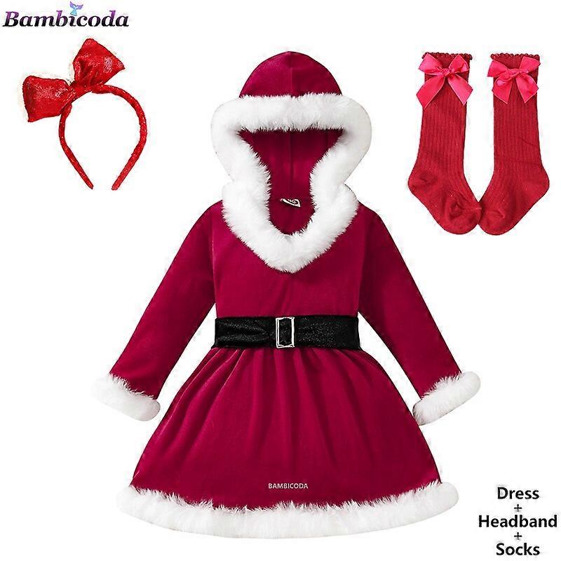 الاطفال فتاة عيد الميلاد الأميرة اللباس خريف الشتاء الملابس الفتيات الصغيرات عيد الميلاد طويلة الأكمام اللباس ألف خط اللباس ملابس طفلة