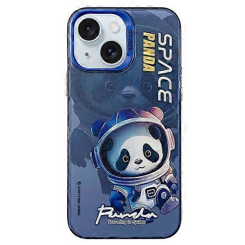 For iPhone 15 Astronaut Pattern PC Mobile Phone Case