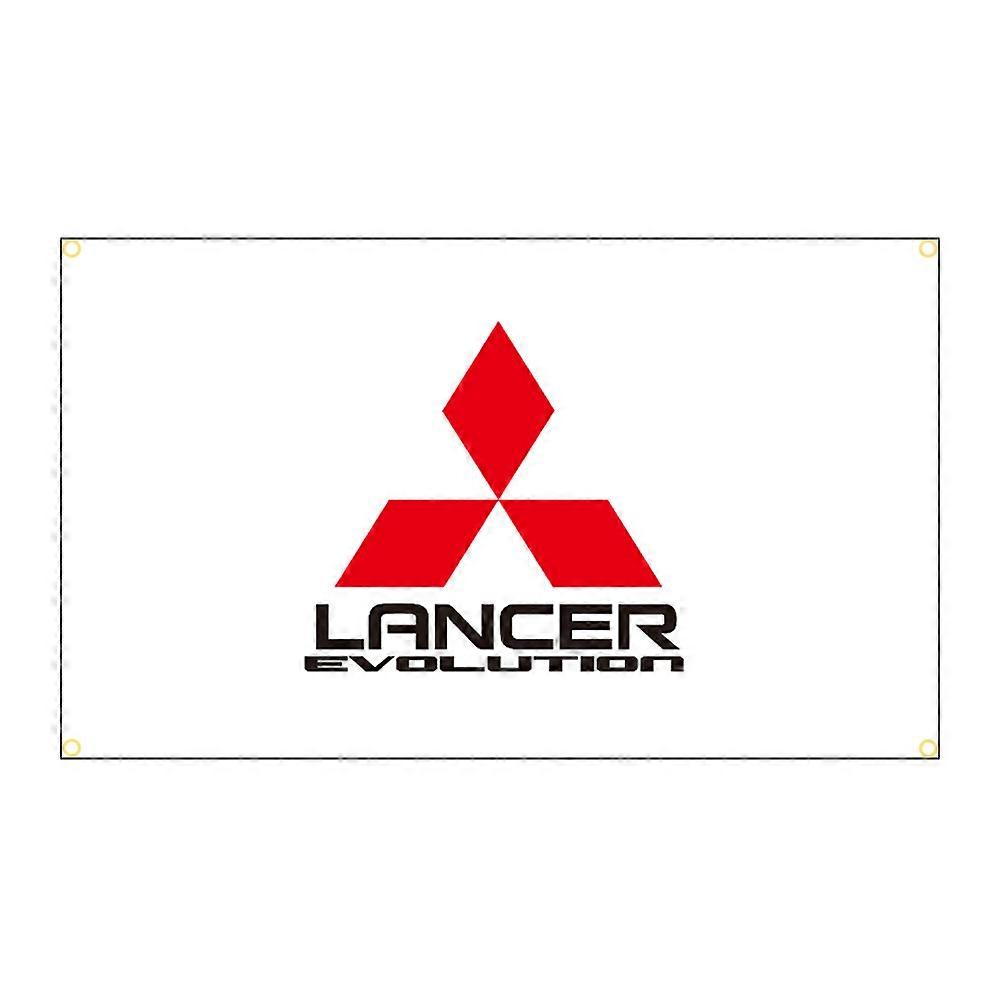 3x5ft מיצובישי לנסר אבולושן דגל מכונית