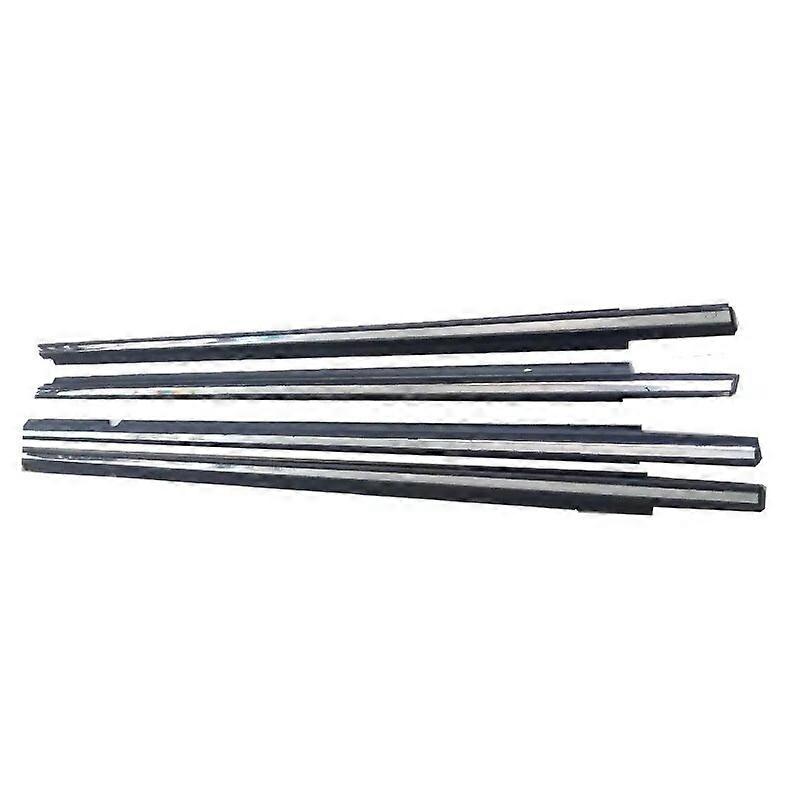 Για Toyota Corolla 2008-2013 παράθυρο Weatherstrip 4Pcs εμπρός πίσω λαστιχένιες ταινίες σφράγισης ζωνών σφραγίδων 7573012300 7571002210