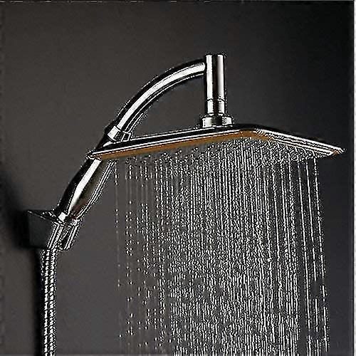 360 Swivel Joint 9 Inch Square Rainfall Overhead Shower Head Ionic Filtration High Pressure Saving Water Handheld Shower Autumn And Winter
