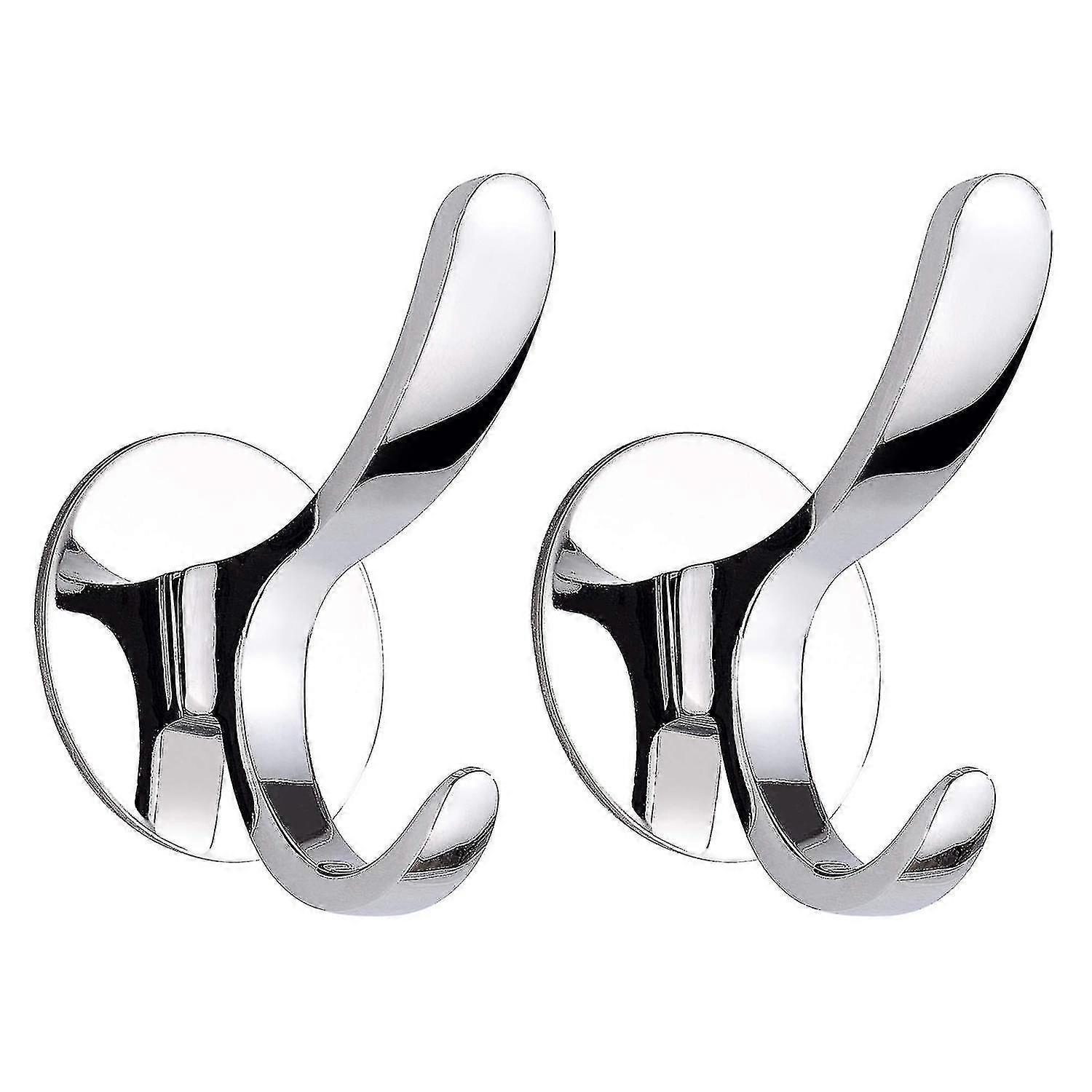 Door Hooks For Bedrooms Coat Robe Hook Single Towel Hook Self Adhesive Wall Hooks Polished