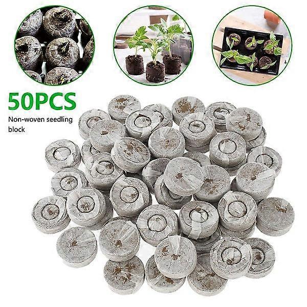 Peat Pellets: 50-Count Seed Starter Plugs for Compost Propagation