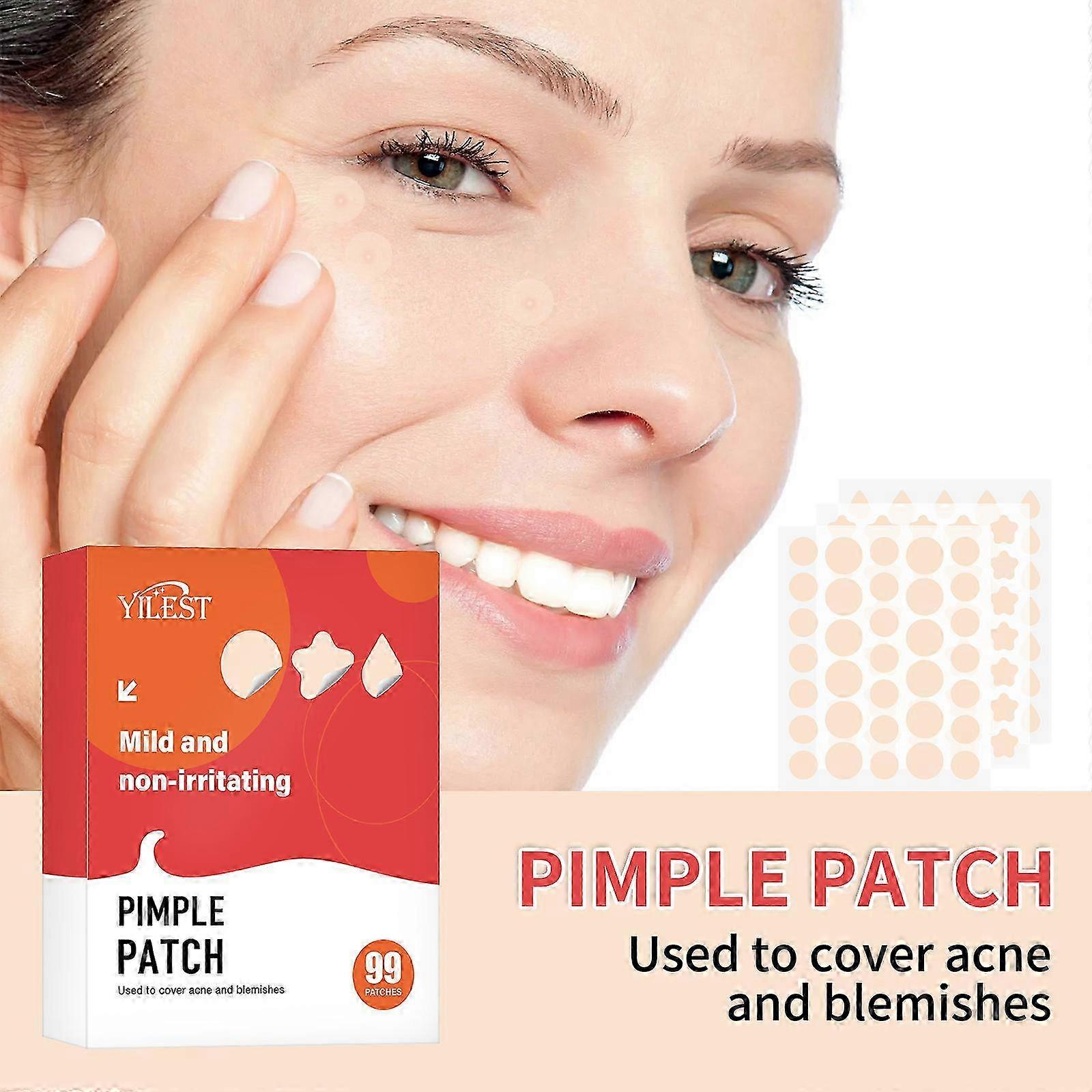 Pimple Patches for Face, 3 Sizes 99 Count Acne Patches, 3 Shapes of Cute Pimple Covers, Spot stickers for face and skin, Hydrocolloid acne pimple patc