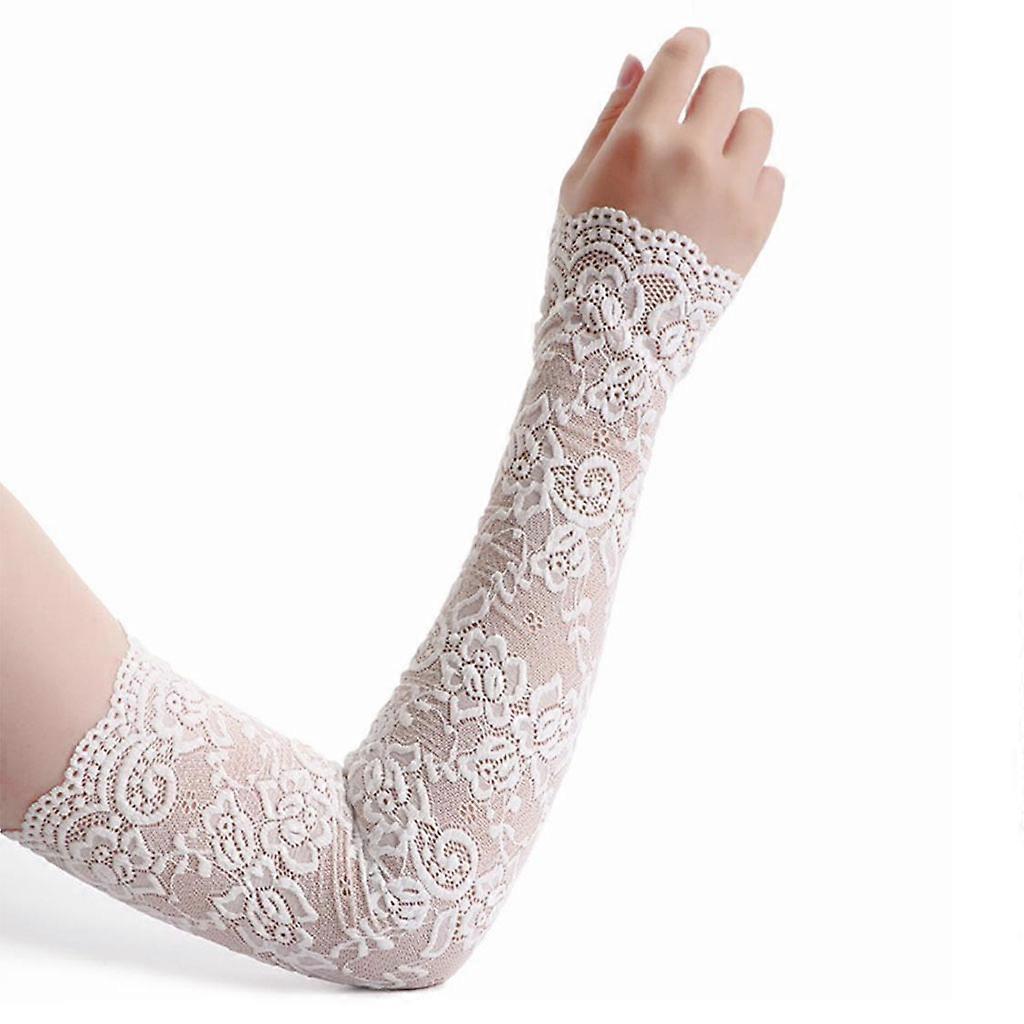 Lace Arm Sleeve Tattoo Cover Up Breathable Fake Sleeves For Driving Hiking