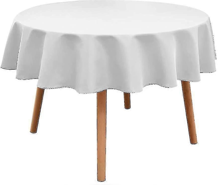 Round Tablecloth-waterproof And Anti-wrinkle Washable Tablecloth Polyester Fiber Tableclot