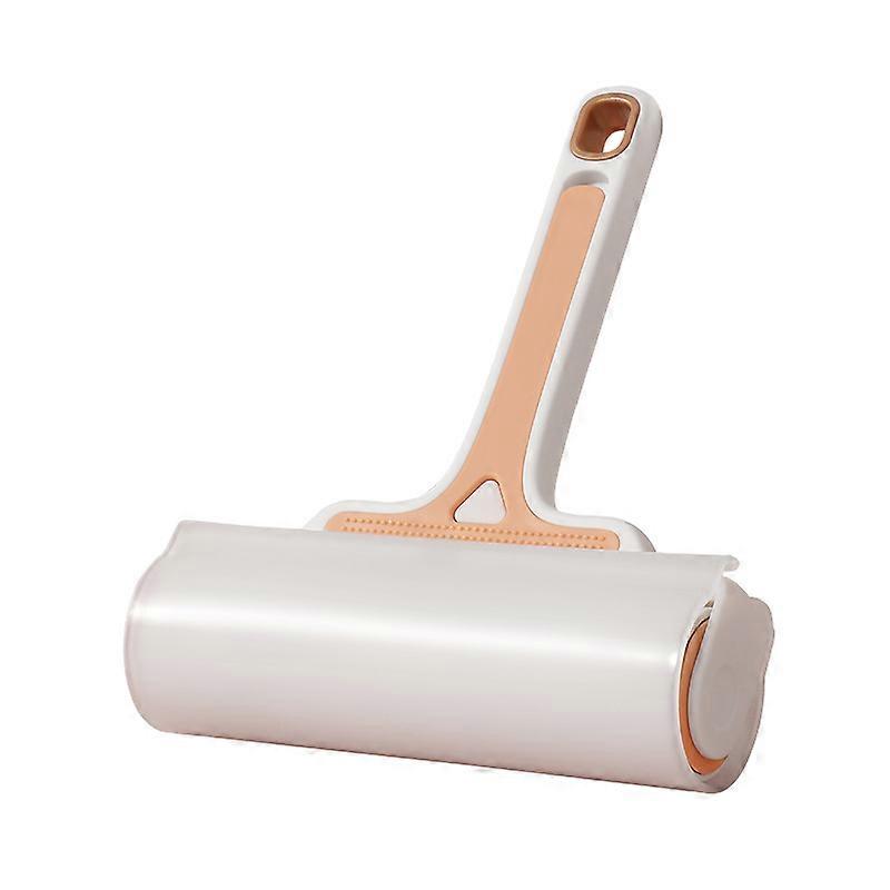 Roller brush lint remover, clothing lint remover, lint brush, orange