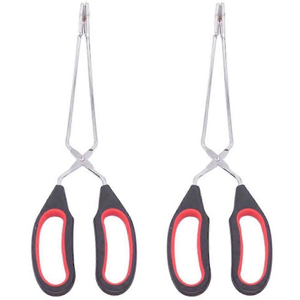 ekstra lang saks tang rustfritt stål grilling tang, kjøkken saks tang tungt rustfritt