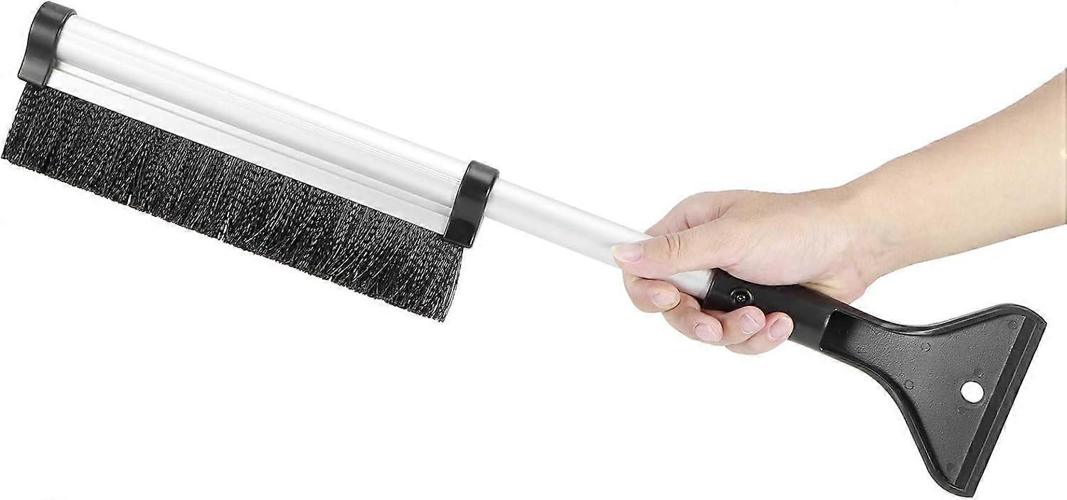 Ice Scraper with Snow Brush, Retractable Snow Brush with Ice Scraper for Car Windshield, Snow Removal Tool Car Brush for Truck SUV Window