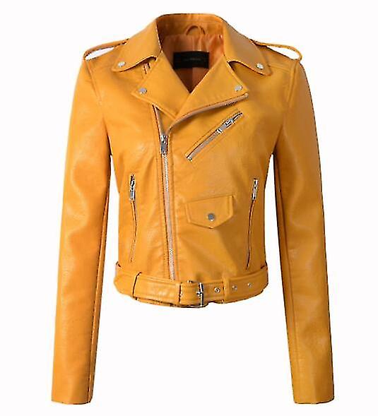 Winter Autumn Pu Slim Leather Jackets