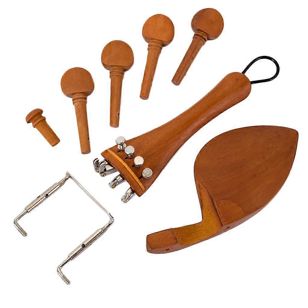 13Pcs/set Jujube Violin Music DIY Replace Chinrest Pins Full Set Exquisite