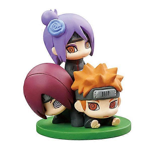 6cm ナルトフィギュア アニメ 内ハカカシフィグラルズガーラあかつフィギュア おもちゃ車デコレーションモデル ギフト人形