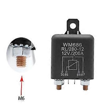 Relais Démarrage Voiture 12V 100A WM686 - 4 Broches Normalement Ouvert - Pour Petit Engin, Modification Auto