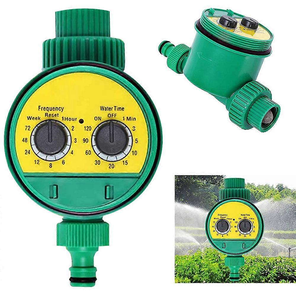 Irrigation Computer Watering Clock with Ball Valve - Automatic Garden Water Timer