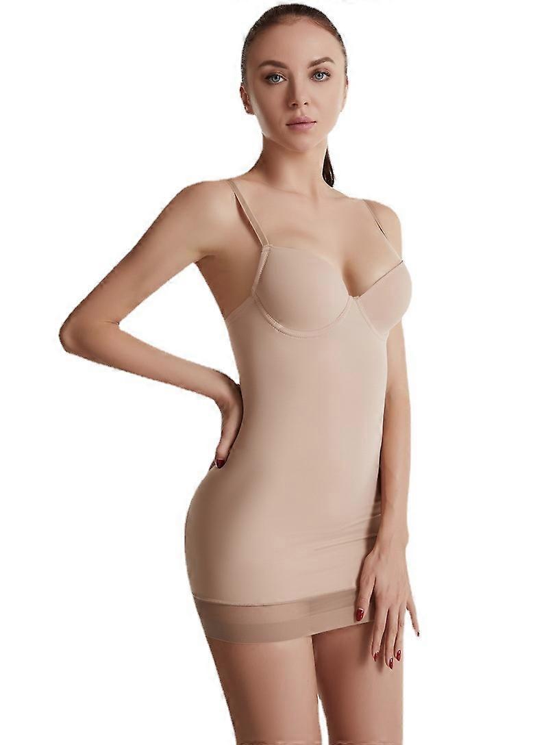 Contrast Mesh Beugel Shapewear Jurk