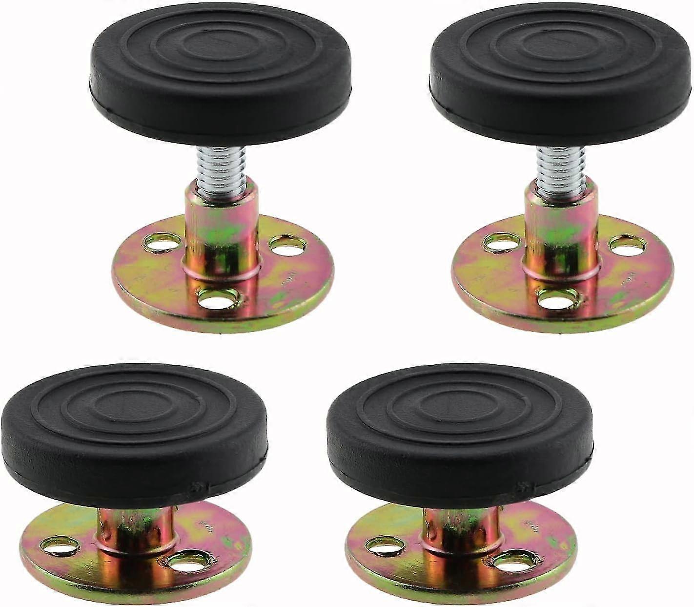 4pcs 30-40mm Adjustable Threaded Bed Frame Shake-resistant Tool Headboard Stoppers For Beds Cabinets Sofas