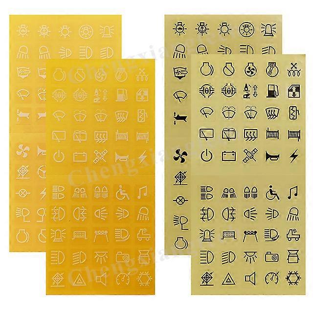 100 Clear Switch Stickers for Car Boat Instrument Rocker Push Switch Panel Decoration, Universal Led Switch Lables