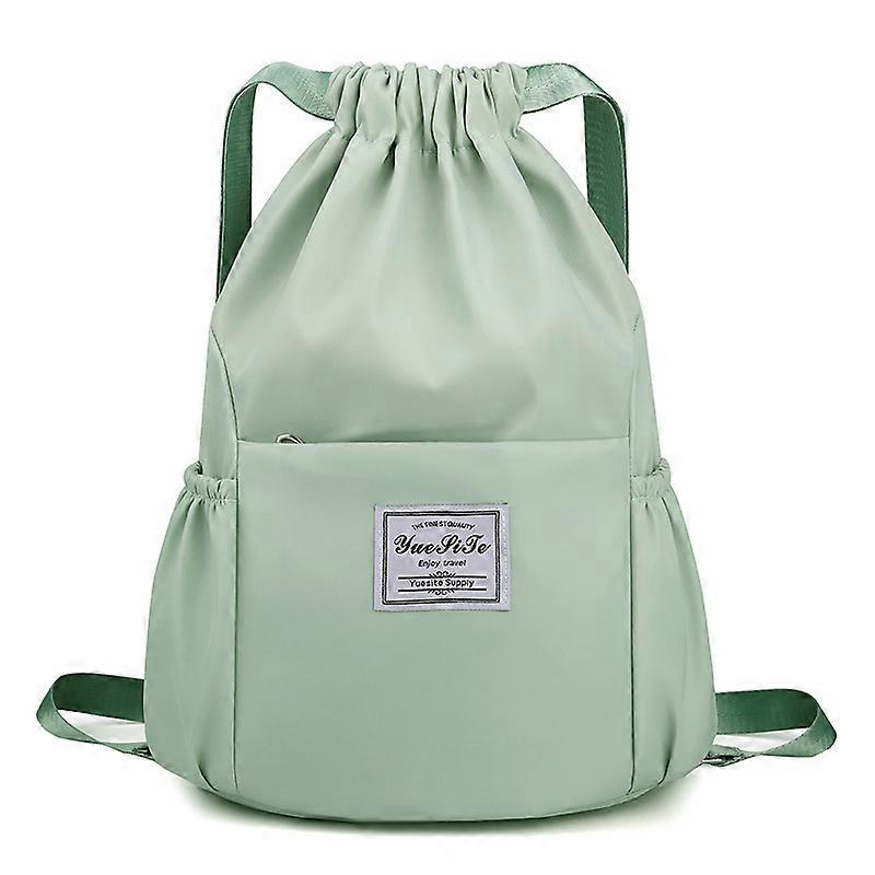 Drawstring Bag Backpack Lightweight Oxford Cloth Shoulders Bag Splash Proof Sackpack Travel Bag for Women Men New