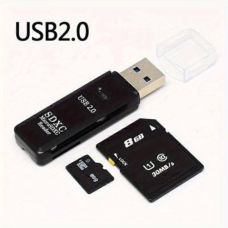 USB 2.0 SD Card Reader: Transfer Photos & Data From Camera Memory Cards To Your PC Or Laptop Instantly!