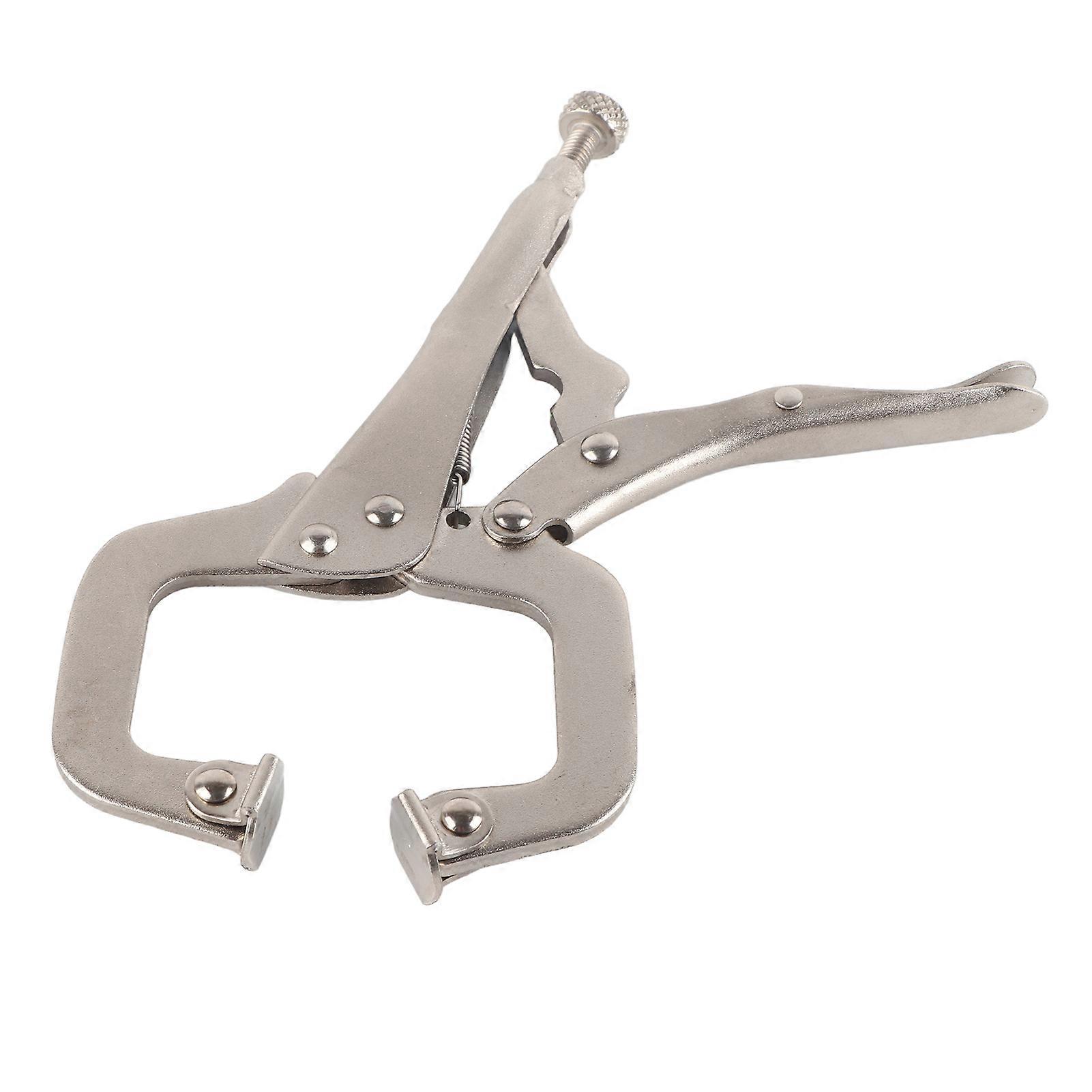 Woodworking Locking Pliers for Mechanics Woodworkers 170mm Alloy Steel Square Clamp
