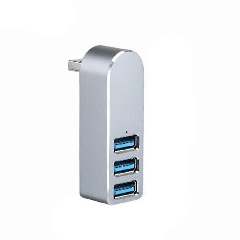 3 Port Usb 3.0 Hub High Speed Rotary Usb Splitter Adapter For Notebook Computer