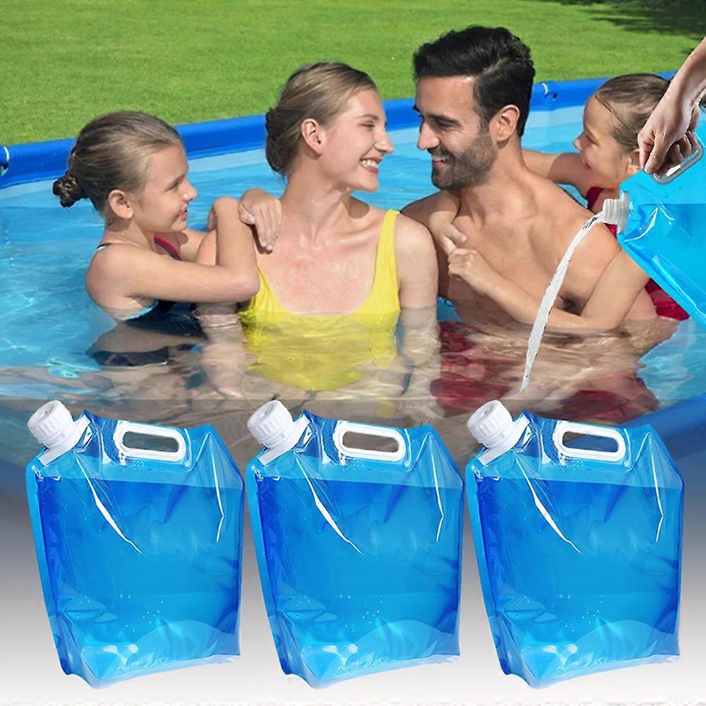3/5pcs Outdoor Portable Water Bucket Large Capacity Water Container for Travel Camping