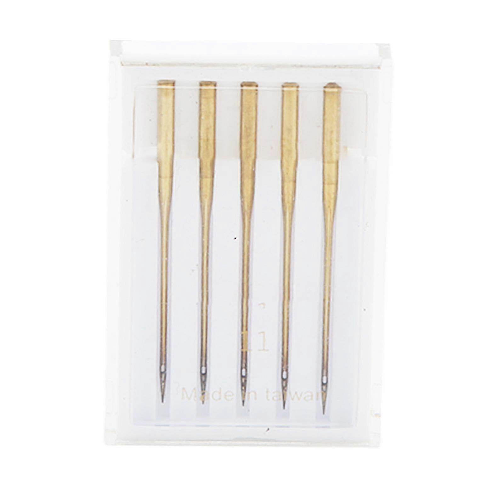 5pcs Iron Sewing Machine Needles for Different Fabrics - Avoid Skipping Stitches