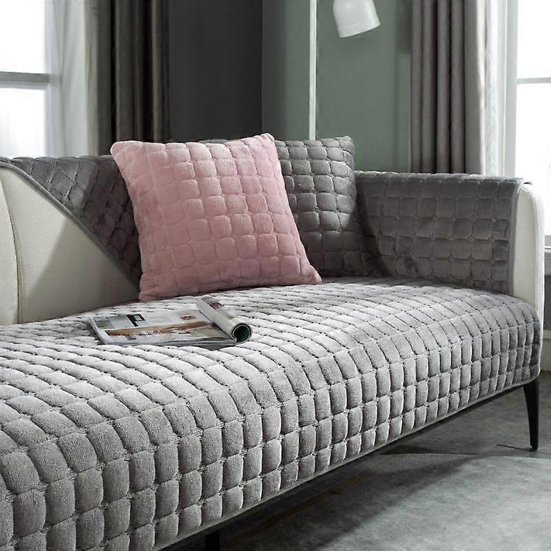 Velvet Sofa Slipcover Stretch Couch Covers for 3 Cushion Couch Sofa Cover