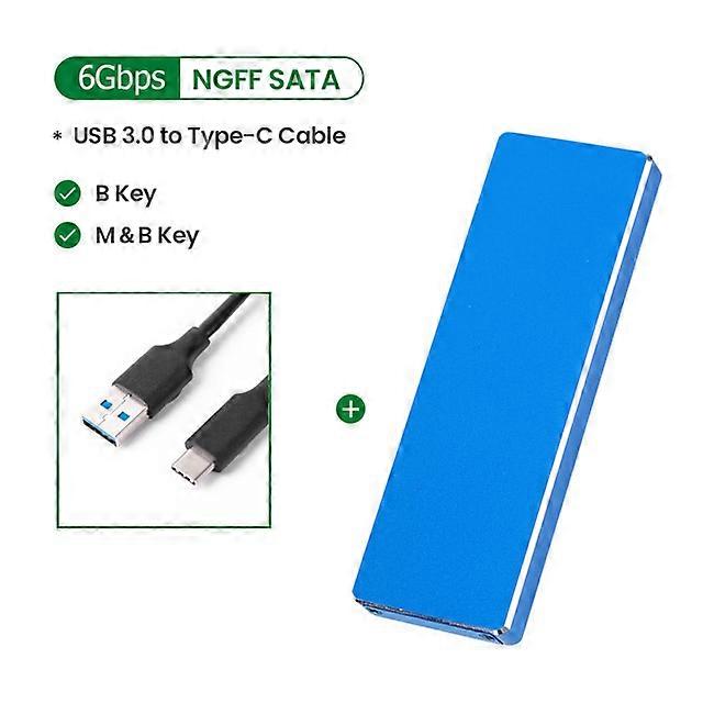 6/10Gbps M2 SSD Case NVME Enclosure SATA Dual Protocol M.2 to USB Type C 3.1 SSD Adapter for NVME PCIE NGFF SATA SSD Disk Box