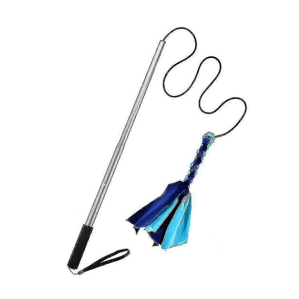 Dog Extendable Teaser Wand Pet Teasing Flirt Pole Funny Interactive