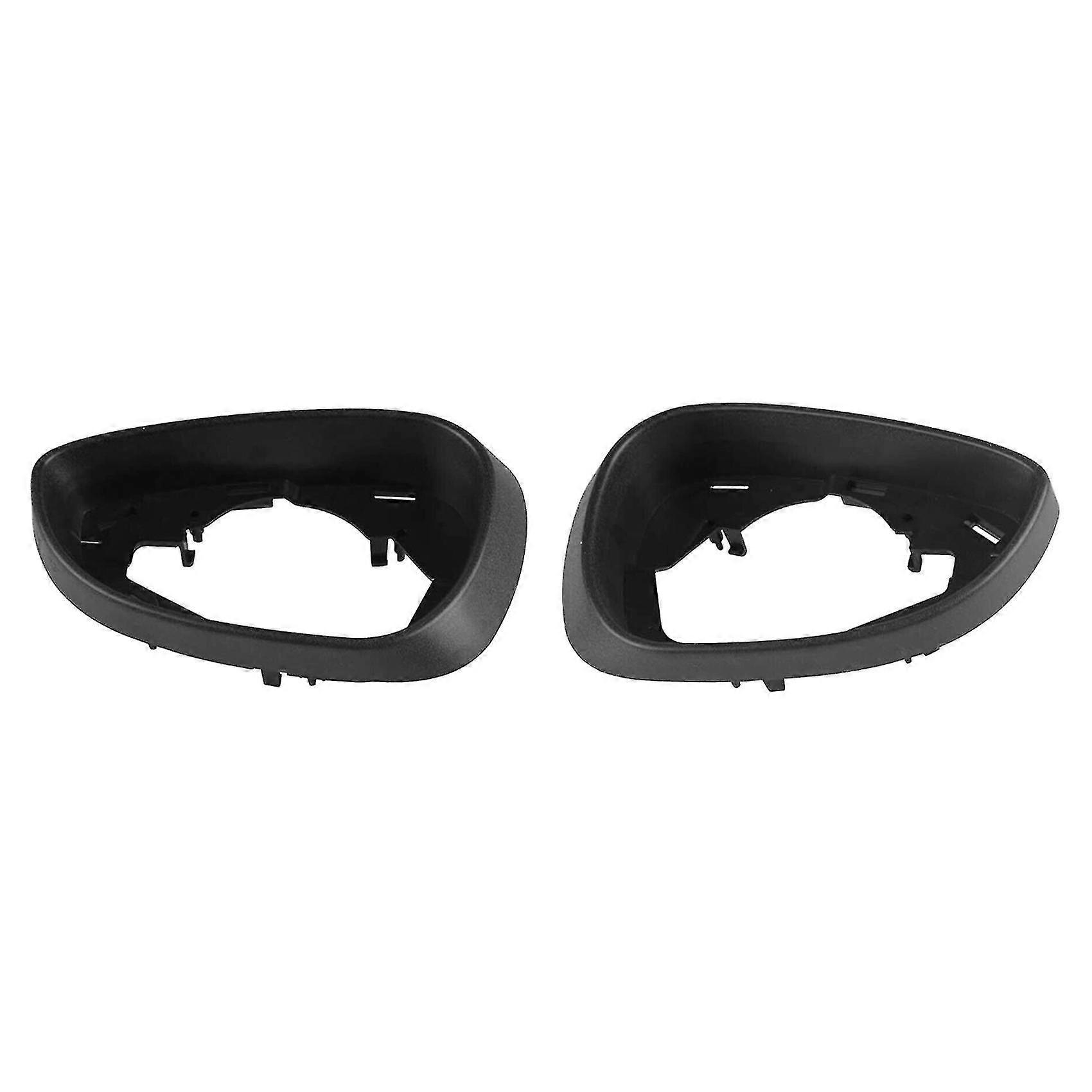 2x Car Left/right Side Door Wind Rearview Mirror Cover Frame For Fiesta Mk7 2009-2017