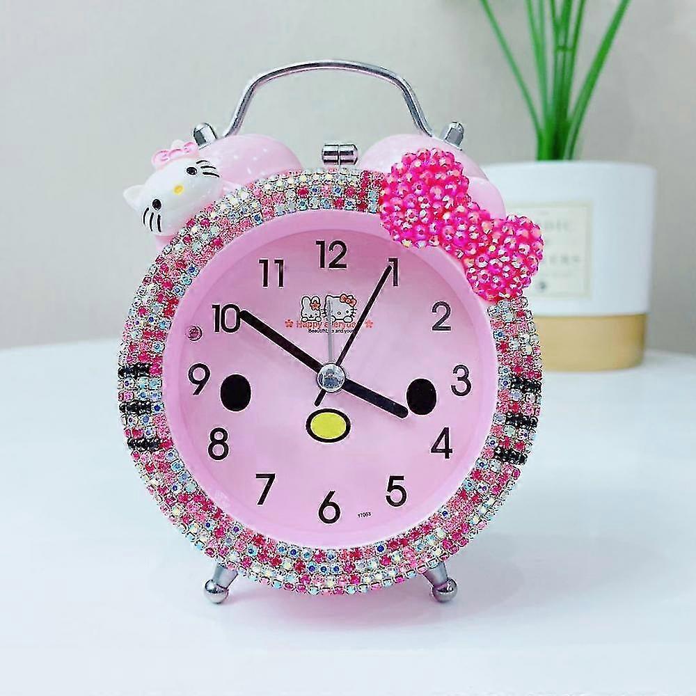 SBSG SAYTAY寝室目覚まし時計、ハローキティ目覚まし時計、学生の家の装飾デスクトップ時計
