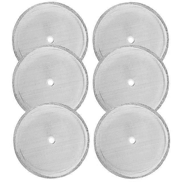 Reusable Coffee Filter Basket For French Press Coffee Maker Making Machine Stainless Steel Permanent Coffee Filter Tool 6PCS