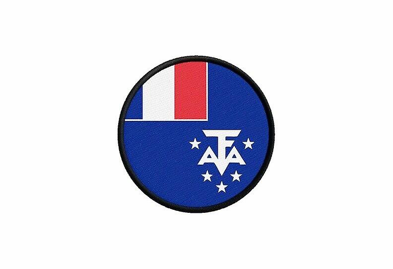 Patch ecusson flag taaf southern lands antartic prints thermosticker
