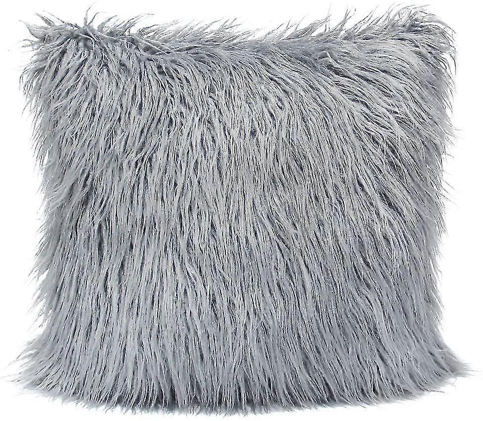 Faux Fur Pillowcase, Mongolian Plush Pillowcase, Soft Plush Hug Pillowcase, Cushion Cover